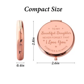 Make up Mirror Stocking Stuffers for Teen Girls 16-18,Ladies Stocking Stuffers for Daughter Girls,Make up Gift Sets Women, for College Students,Sweet 16 Decorations,Girl Makeup Set for Kids Women