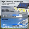 Outdoor Solar Lights for Outside, 324 LED 3000LM Motion Sensor