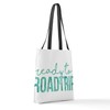 CafePress Ready To Roadtrip Print Polyester Tote Bag 16"x16"