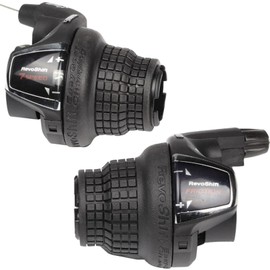 Airuzara Bike Bicycle Right Shift Lever, SL-RS35 3 Speed and SL-RS35 7 Speed Bicycle Twist Grip Gear, Bike Handle Shifter for Mountain Bicycle Commuter Bike Folding Bike