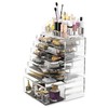 Readaeer Makeup Cosmetic Organizer Storage Drawers Display Boxes Case with