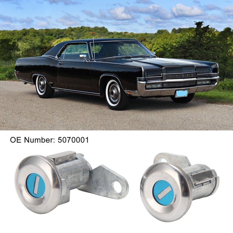 2 Set Door Lock Cylinder 5070001 Anti Theft with Keys