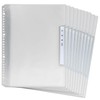 Plus RE-201CF Name Refill-Type Clear File, Vertical Input, 6 Pockets,