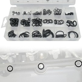 Wedcool 225PCS O Rings Seal Gasket, O Rings Kit, Automotive Replacement O-Rings, Ac O Ring Kit, O-Rings Gaskets Washers, O-Ring Seal Assortment Set, Rubber O Rings with 18 Sizes Universal for Cars