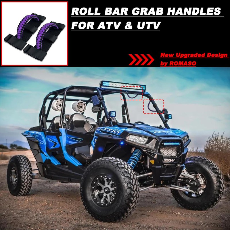 Roll Bar Grab Handles for UTV&ATV Roll Cage Bar Handles