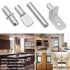 Shelf Pegs-Support Pins Set, 80 Pieces Stainless Steel Metal Bracket