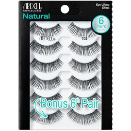 Natural 105 Black - 6 Pairs pack