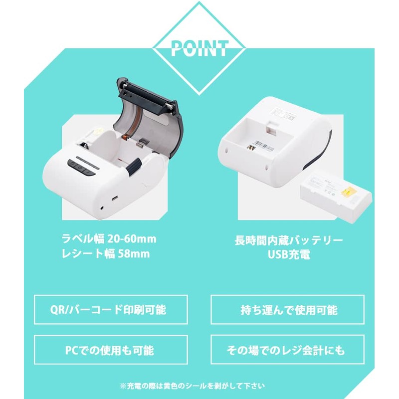 Mobile Printer WS-P210 Mobile Label Printer Receipt Printer Thermal Printer