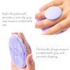 Douji Small Silicone Body Scrubber Shower Bath Brush,Face Exfoliator Blackhead