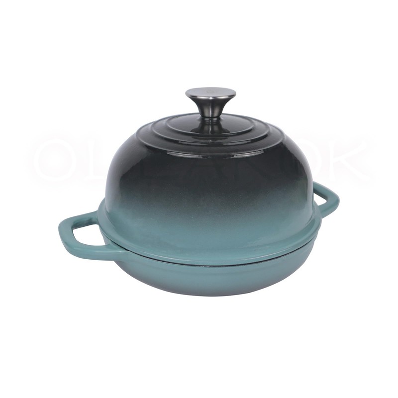 OLLAKOK Dutch Oven for Bread Baking, Enameled Cast Iron Dutch
