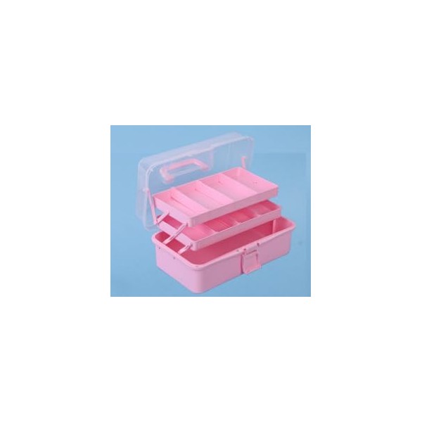 Sewing Storage Box, Multipurpose Craft Tool Box, 3 Layer Expandable
