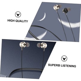 Tofficu Wireless Earbud Neckband Headphones Sweat Resistant Compact Design for Sports Ergonomic Durable Material