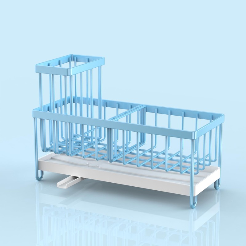 Cisily Sponge Holder for Kitchen Sink, Sink Caddy with High