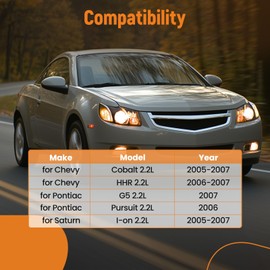 maXpeedingrods High Flow Catalytic Converter for Chevy Cobalt 2.2L 2005-2007 HHR 2006-2007, for Saturn I-on 2.2L 2005-2007, for Pontiac 2.2L G5 2007 Pursuit 2006 (EPA Compliant)