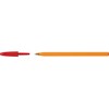 BIC Orange Fine Point 0.7mm Red Ballpoint Pen - Pack