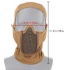 Balaclava Airsoft Mesh Mask, Ninja Style Full Face Protection Balaclava