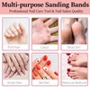 DMQ Sanding Bands for Nail Drill, 100Pcs Mini Extra Fine