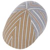 Mayser Paddy Two Stripes Cotton Flat Cap Peaked Cap Men's
