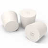 FunChem Pack of 10 Solid Rubber Stoppers Size 6# White
