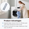 LEYURISE Dryer Lint Screen Door Compatible with Whirlpool Maytag Amana