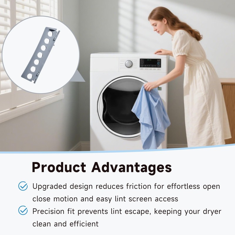 LEYURISE Dryer Lint Screen Door Compatible with Whirlpool Maytag Amana