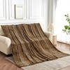 Edenleaf Fleece Queen Size Blanket, Super Soft Cozy Leopard Print