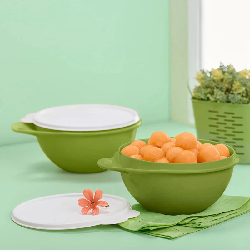 Tupperware Thatsa Bowl Mini Green 6 Cup Mixing Container Basil