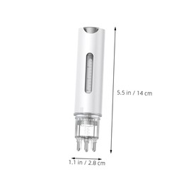 Healeved Scalp Massager Scalp Massage Comb Massage Scalp Liquid Brush Scalp Applicator Scalp and Head Applicator Roller Ball Applicator Hair Coloring Comb Applicator White Plastic