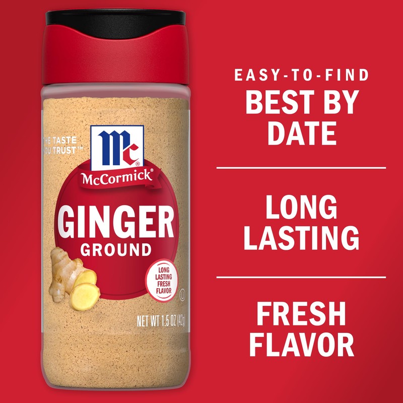 McCormick Ground Ginger, 1.5 oz (Pack of 6)
