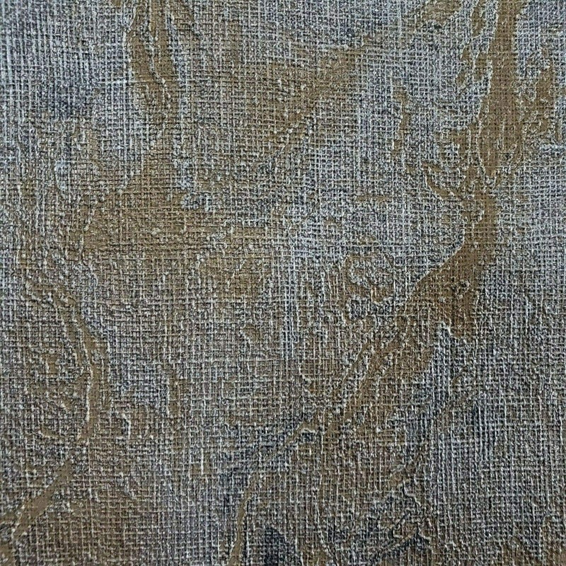 Modern Wallpaper Rolls Charcoal Gray Bronze Metallic Textured Plain Faux