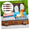 CAXUSD Luxury Luggage Handles Premium Leather Pull Handles for Suitcase