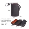 Contacts Leather Car Key Case Key Fob Bag Men's Large