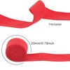 BENECREAT 37 Yards/34m 20mm Wide Foldover Ribbon Elastic Stretch 34