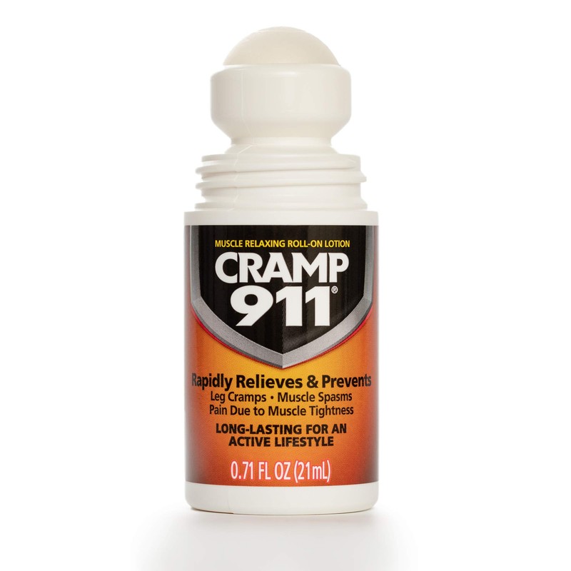 Cramp911 Muscle Relaxing Roll-On Lotion 0.71 oz (21 ml), Pack