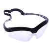 Python M3 Racquetball/Squash/Pickleball Eyewear (Eyeguard) (Black and Clear Frame) (Clear)