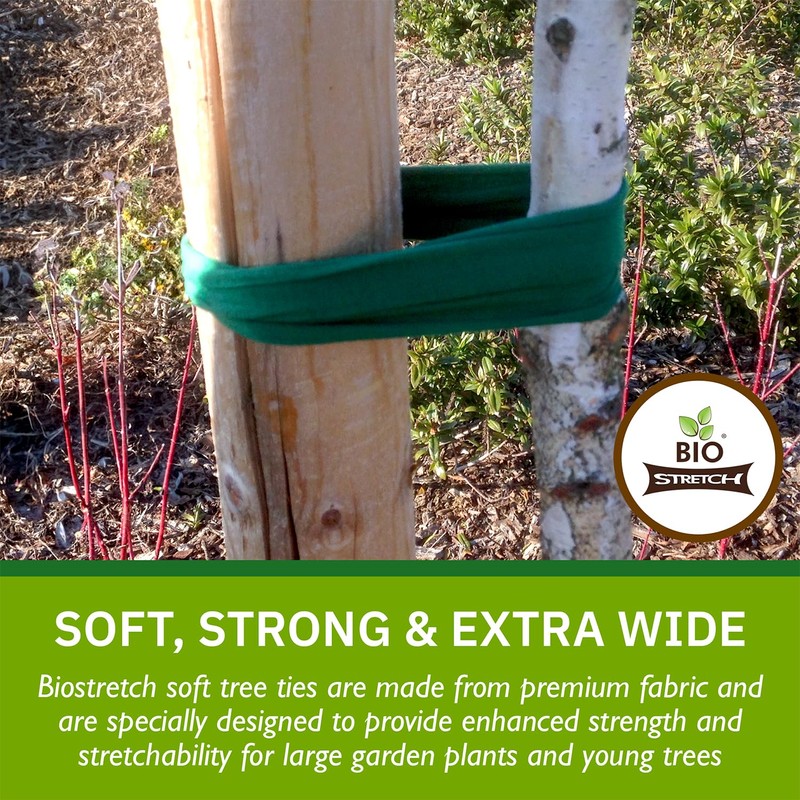 Biostretch Extra Wide Soft Tree Ties - Strong & Stretchy