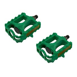 Fenix Plastic 543 MTB Bike Pedals, Various Sizes and Colors (Green, 9/16")