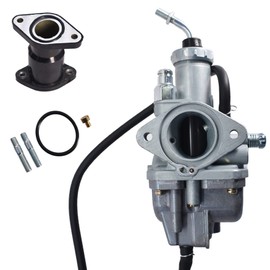 Carburetor with Intake Boot Replacement for Yamaha Timberwolf 250 YFB250 YFB250FW 1992-2000