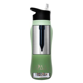 APAA Purify Ergonómica - La Única Botella que Purifica, Filtra y Alcaliniza el Agua. 710ml. Mantiene temperatura por 24 horas