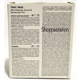 Origins Tiny Trio Mini Cleaner, Serum & Moisturizer Set New In Box