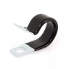 Waytek 5/8" Vinyl Coated Cushioned Full Clamp, 1/2" Wide, Bag