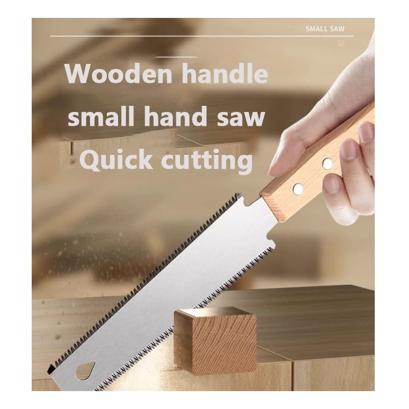 SOVYOULIVE Multi purpose hand saw, dual tooth design, suitable for