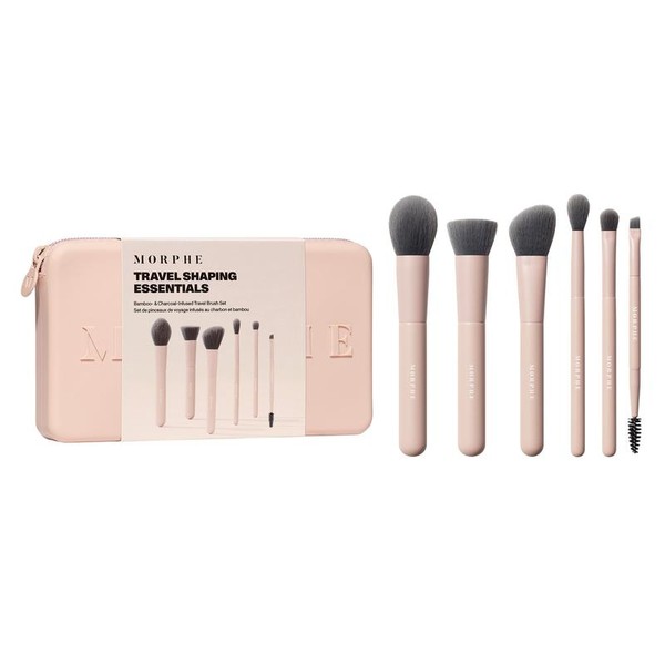 Morphe Travel Shaping Essentials Bamboo & Charcoal Infused Travel Brush