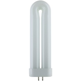 Sunlite 05100-SU T6 Fluorescent U-Shaped Light Bulb, 12 Watts, 505 Lumens, GX10q 4-Pin Base, Plug-in, 5,000 Hour Life Span, Clubs, Restaurants, Party Lights, Bars, 4100K Cool White, 1 Count