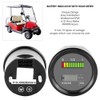 DC12-48V LCD LED Digital Battery Indicator Engine Hour Meter for
