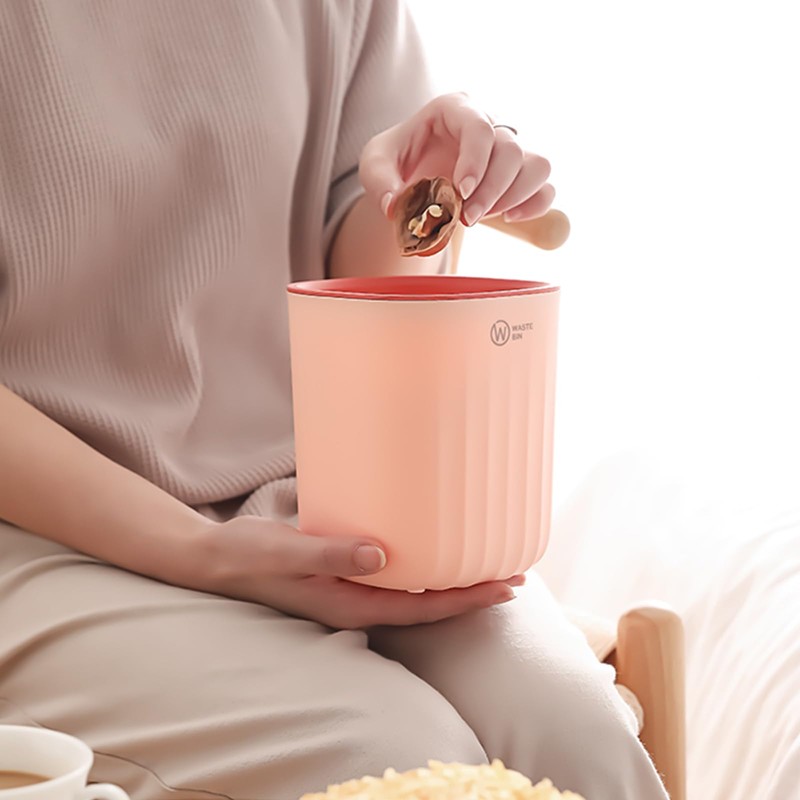 QLFJ-FurDec 3 pieces mini trash bin, table rubbish bin, small