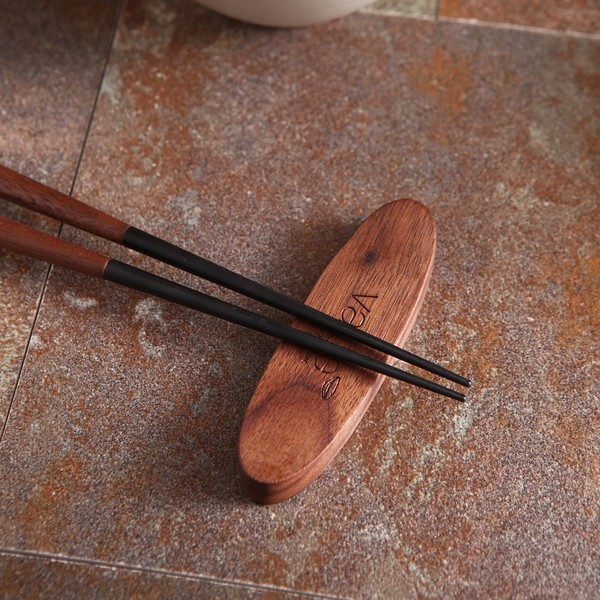 Value Ceramic ISABEL Walnut Wood Spoon Rest / 벨류세라믹 ISABEL