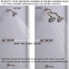 KAPHOME Double Shower Head with Shower Shut-Off Valves,2 Shower Head