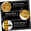 Operitacx 2 Sets 4 Inches Pneumatic Degumming Wheels Rubber Eraser