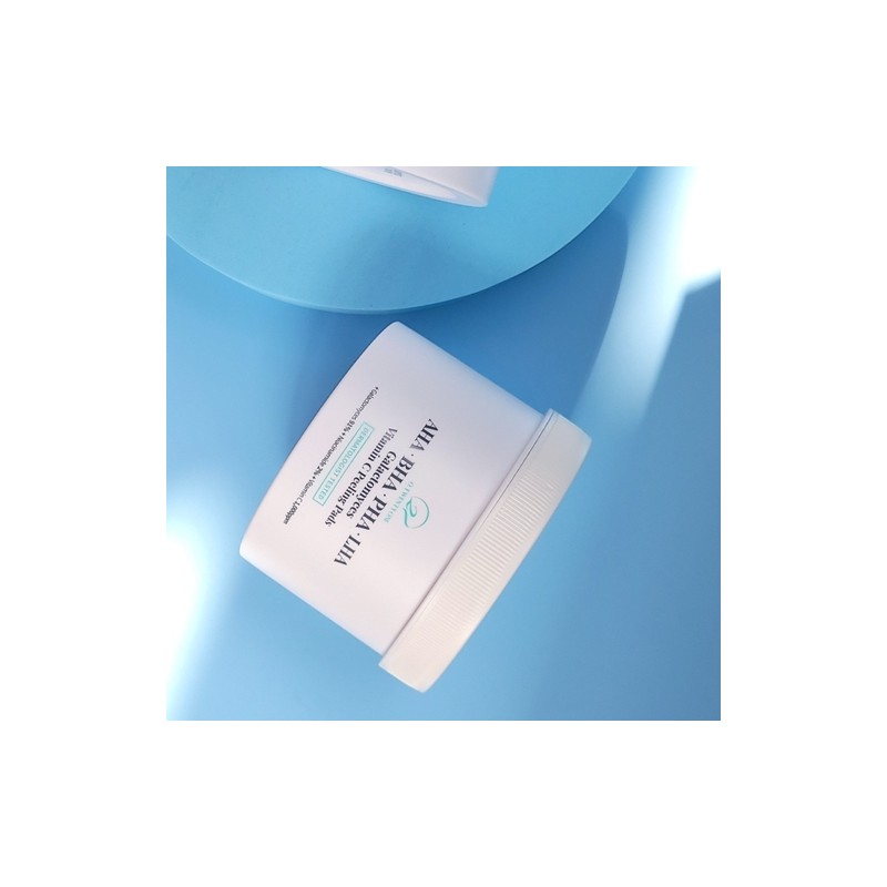 Bionature O21 Abapara Galactomyces Vitamin C Peeling Pads 60 Sheets